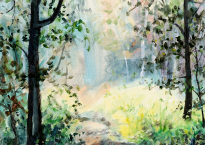 path landscape painting